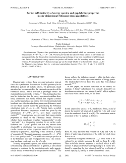 Perfect self-similarity of energy spectra and gap