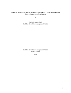 Appendix 11-H. Literature Review of Salinity and Freshwater Inflow
