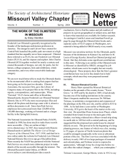2004 Spring - Society of Architectural Historians St. Louis Chapter