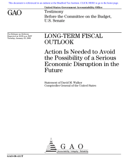 Highlights of GAO-08-411T