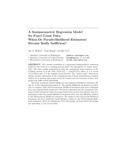 A Semiparametric Regression Model for Panel Count Data: When