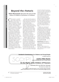 rCJM No 76.indd - Centre for Crime and Justice Studies