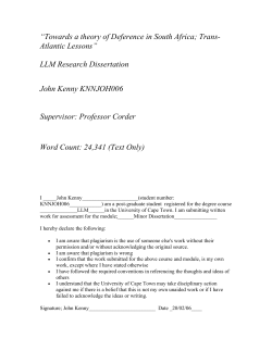 thesis. - Department of Public Law