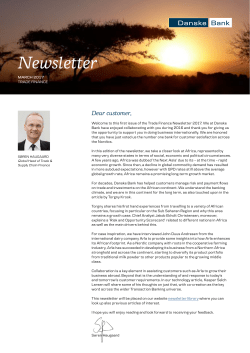Newsletter - Danske Bank