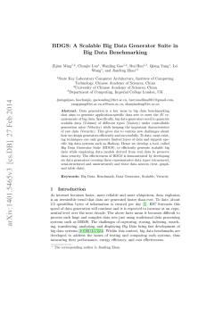 BDGS: A Scalable Big Data Generator Suite in Big Data Benchmarking