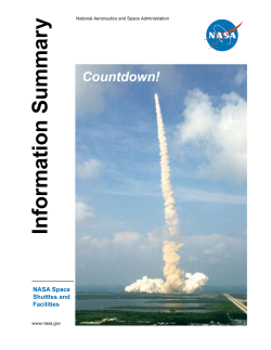 Space Shuttles - NASA KLASS Program and Curriculum