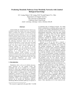 Predicting Metabolic Pathways from Metabolic Networks with