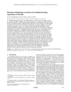 Harmonic minimization waveforms for modulated heating