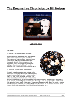 The Dreamshire Chronicles by Bill Nelson