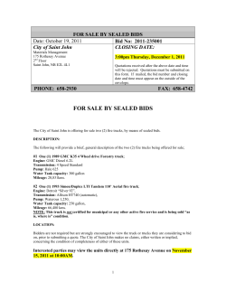 for sale by sealed bids