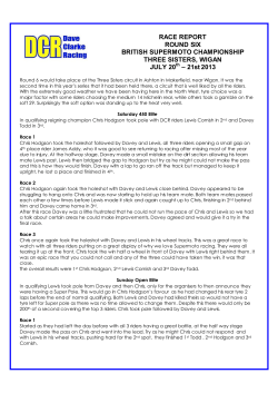 Round 6 British Supermoto 2013 - Dave Clarke Racing Accessories