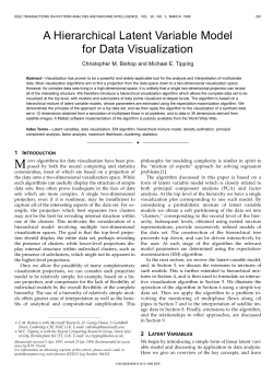 A Hierarchical Latent Variable Model for Data Visualization