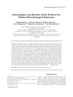 Deontological and altruistic guilt: Evidence for distinct