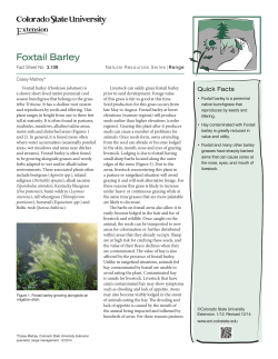 Print this fact sheet - Colorado State University Extension