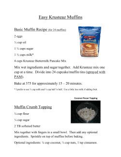 Easy Krusteaz Muffins - St. Matthew Catholic