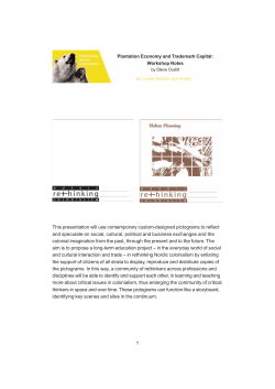 This presentation will use contemporary custom