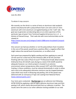 June 26, 2012 To whom it may concern: We recently ran the third in