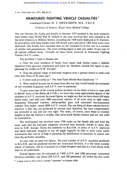 MS Owen-Smith. Armoured Fighting Vehicle Casualties