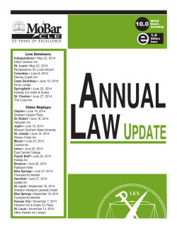 Annual LawU - Stange Law Firm, PC