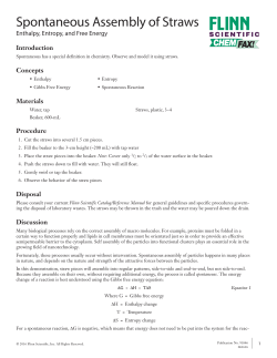 Spontaneous Assembly of Straws