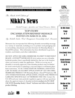Nikki`s News - Marshall County