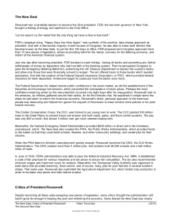 The New Deal, Critics of President Roosevelt