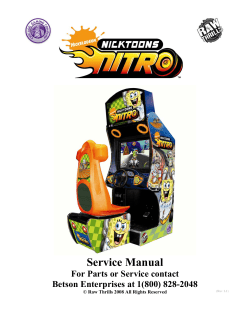Service Manual - Chicago Gaming