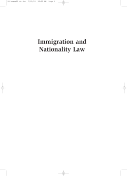 Immigration and Nationality Law