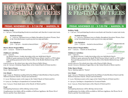 Festival of Trees - Town of Warren, Indiana