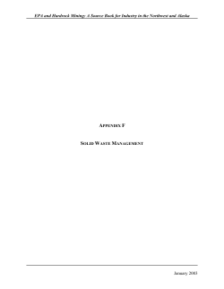 US EPA: EPA and Hardrock Mining: A Source Book for Industry in