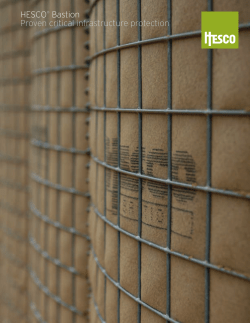 HESCO&reg; Bastion Proven critical infrastructure