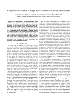 Comparative Evaluation of Range Sensor Accuracy in Indoor