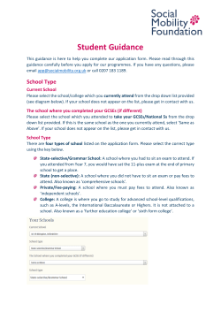 Student Guidance - Social Mobility Foundation