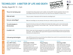 TECHNOLOGY: A MATTER OF LIFE AND DEATH
