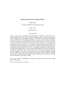 Rational Expectations and Farsighted Stability