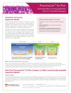 PneumaCult&trade;-Ex Plus - STEMCELL Technologies