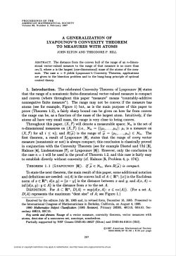 a generalization of lyapounov`s convexity theorem to measures with