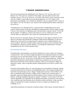 Colonial Administration