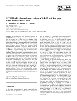INTERBALL-Auroral observations of 0.1