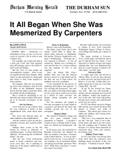 It All Began When She Was Mesmerized By