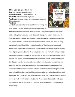 Title: Low So-Good ($16.47) Review