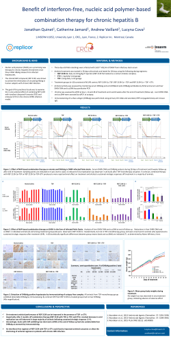Benefit of interferon-free, nucleic acid polymer