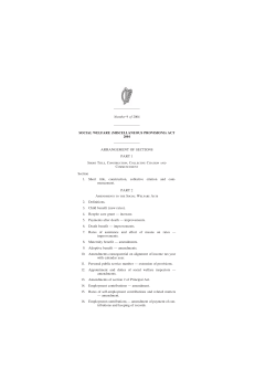 Social Welfare (Miscellaneous Provisions) Act 2004