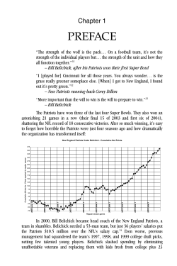 Preface - Management Secrets of the New England Patriots