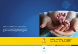 Assisted reproductive technology in Australia and New