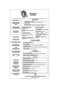 SHARED BITES specialty burgers sandwiches big plates SIDES
