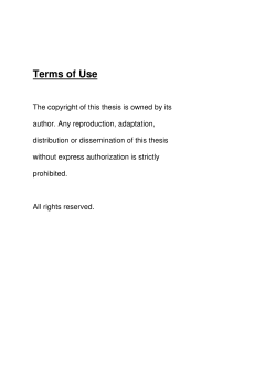 Terms of Use - Digital Commons @ Lingnan University