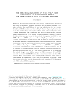 the stem requirements of &ldquo;non-stem&rdquo; jobs