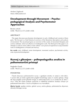 Development through Movement - Munin