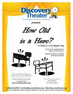 Discovery Theater presents